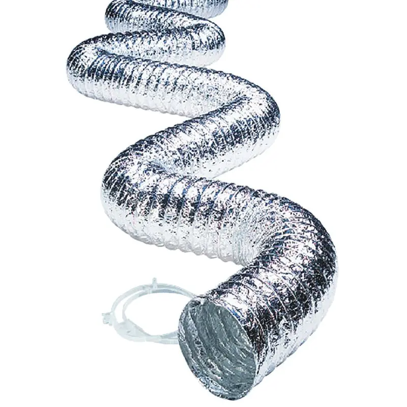 ACE ACEFC0405B Flexible Dryer Vent Duct – 4-Inch Diameter, Aluminum Foil Core