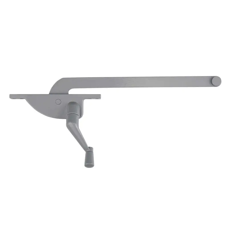 ACE Left-Hand Casement Window Operator – Single-Arm Design, Steel Housing, Silver Finish