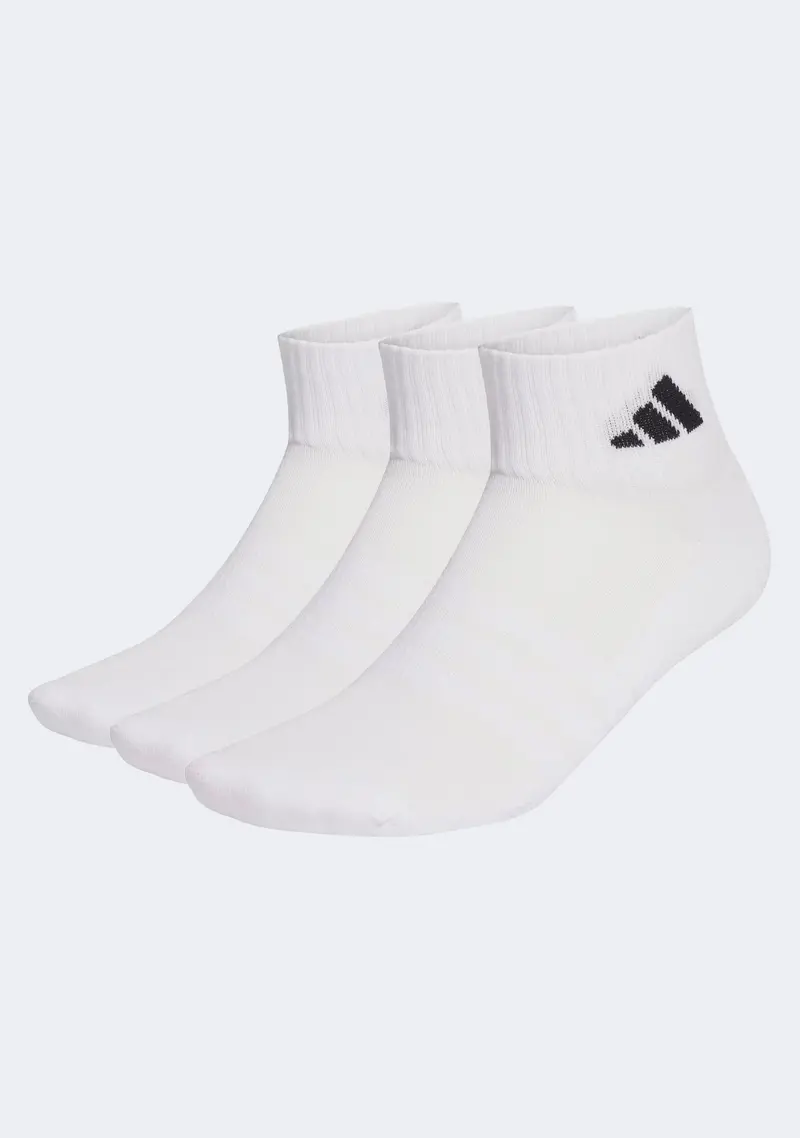 Adidas Adult Sportswear Essential Ankle Socks (3-Pack)