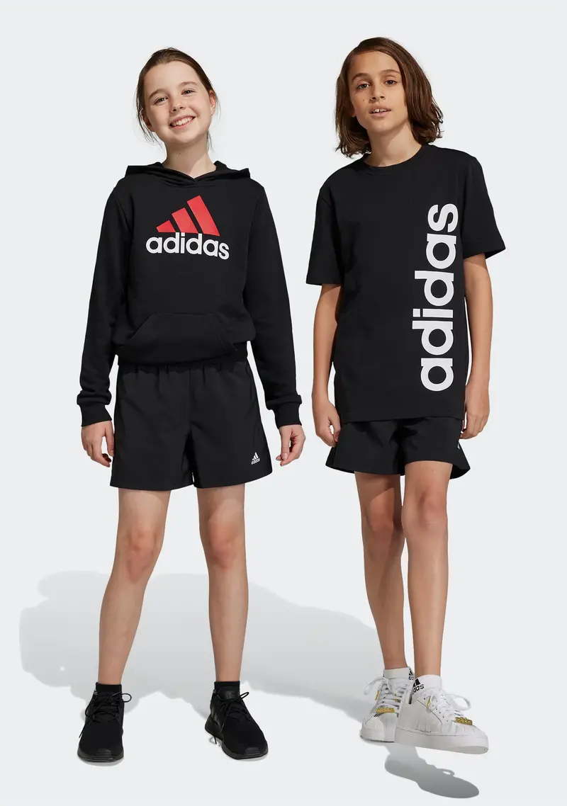 Adidas Chelsea Shorts – Kids’ Black with Minimalist Logo