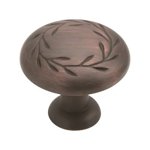 Amerock BP1581ORB Oil-Rubbed Bronze Cabinet Knob – 1.25-Inch Diameter, Zinc Die-Cast Construction
