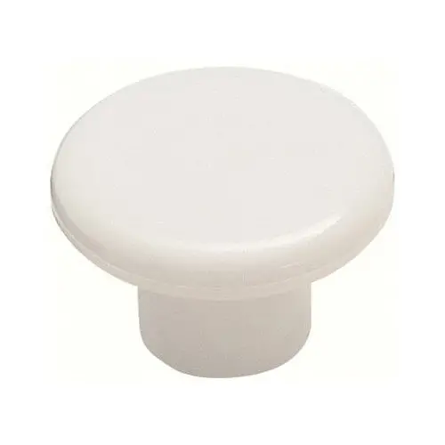 Amerock BP802PBK Black Cabinet Knob – Contemporary Round Design, Zinc Material, Heritage Collection