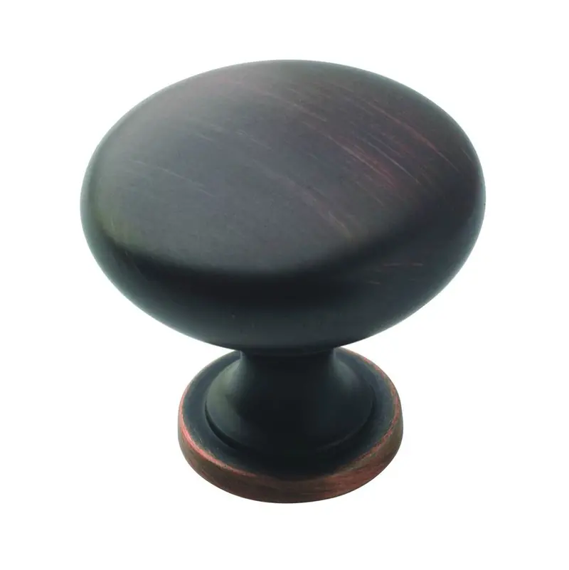 Amerock TEN53005 Contemporary Cabinet Knob, Satin Nickel Finish
