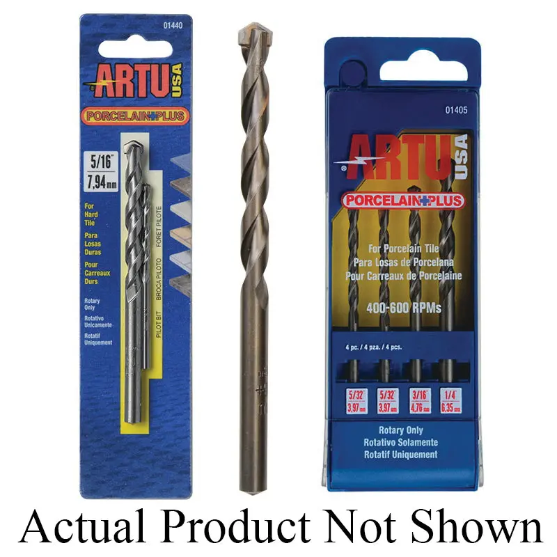 Artu Porcelain Plus 01425 Diamond-Coated Drill Bit – For Glass, Tile, and Hard Ceramic Surfaces