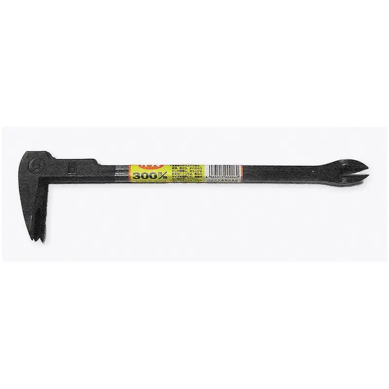 Bakuma 14.25″ Nail Puller – Forged Steel Claw Bar, Dual-Grip Handle, Heavy-Duty Demolition Use