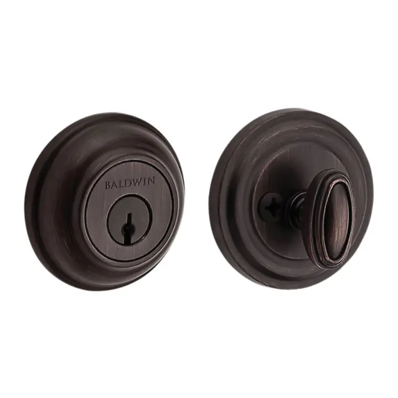 Baldwin SC.TRD Single-Cylinder Deadbolt with Adjustable Latch
