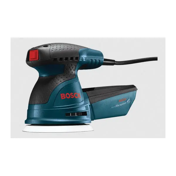 BOSCH ROS20VSK 5-Inch Random Orbit Sander and Polisher Kit – Variable Speed (7500–12000 OPM), 120V
