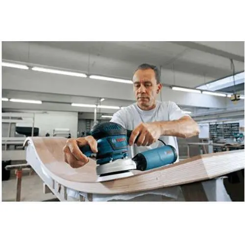 BOSCH RS014 Buffing Disc – 5-Inch Diameter, Dual-Layer Synthetic & Wool Blend for Polishing