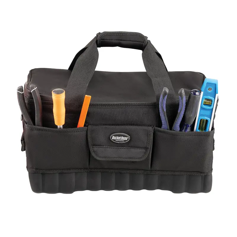 Bucket Boss Heavy-Duty Contractor Tool Bag with Organized Compartments