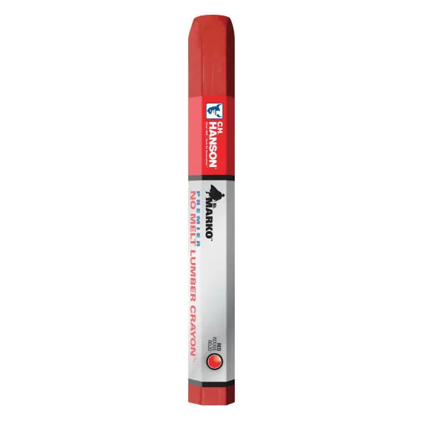 C.H. Hanson 10382 Premier Lumber Marking Crayon – Waterproof, Fade-Resistant