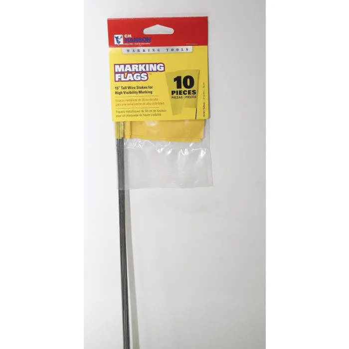 C.H. Hanson 15180 Surveyor’s Stake Flag – Bright, Weather-Resistant Identification Marker