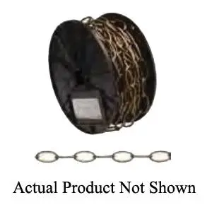 CAMPBELL 0722006 Decorator Chain – #10 Gauge, 40 ft Length, 35 lb Working Load, Antique Copper Finish