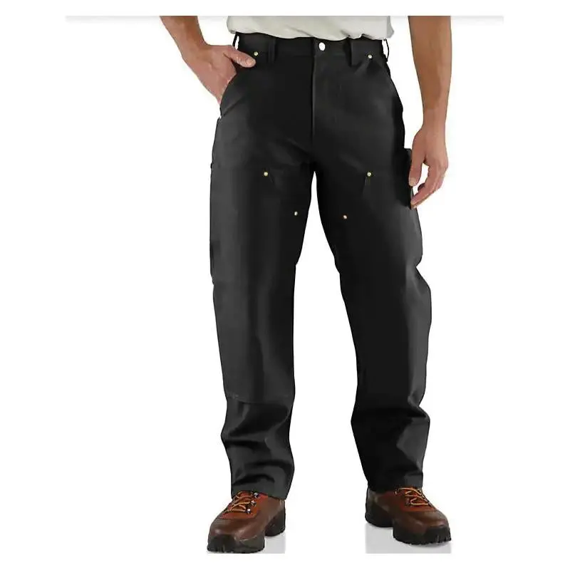 Carhartt Men’s 106679 Utility Dungaree Pants – Black Cotton Loose-Fit Work Pants (30×34)
