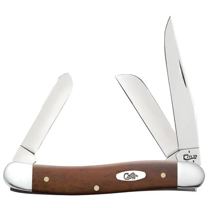 CASE XX 28701 Traditional Pocket Knife with Clip, Sheepfoot & Spey Blades