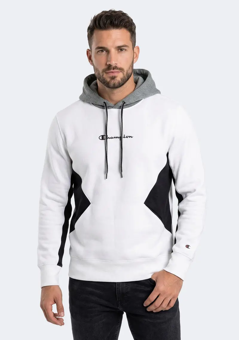 Champion Men’s EU Mod Block Hoodie – Contemporary Streetwear Style