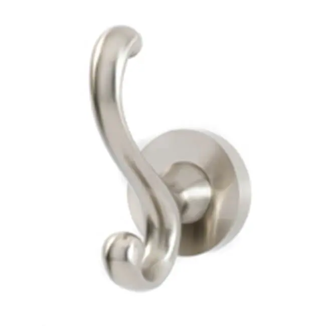Creations A8399 Decorative Robe Hook – Single-Prong, Brushed Nickel Finish, Wall-Mount Design