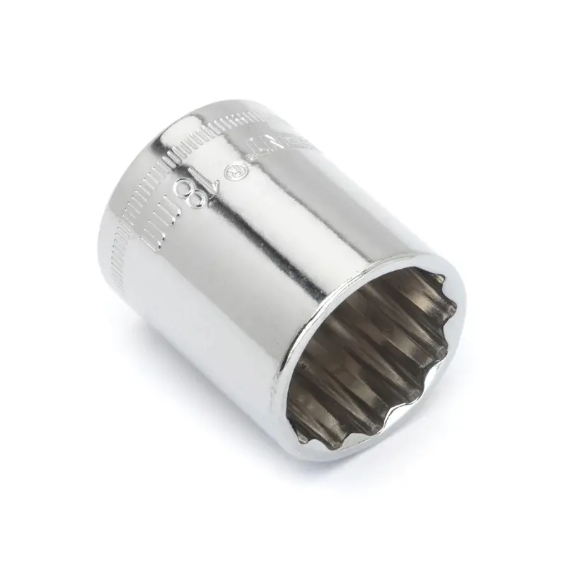 Crescent 18 mm Metric 12-Point Socket – 3/8 in Drive, Standard Depth