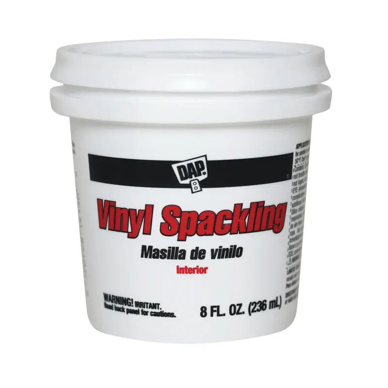 DAP Vinyl Spackling Compound – Lightweight, Sandable Repair Paste (12130)