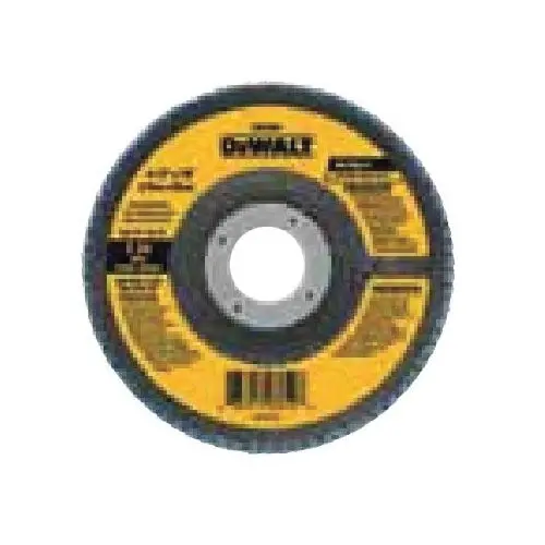 DeWALT Type 29 Flap Disc – 4-1/2″ Diameter, Zirconia-Alumina Abrasive, 40 Grit Coarse Grade
