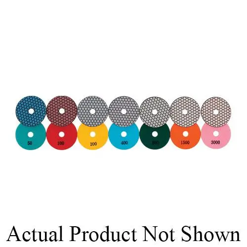 Diamond Vantage S-5DPPH100 Dry Diamond Pad – 5-Inch Ceramic Hex Pad, 5/8-Inch Arbor