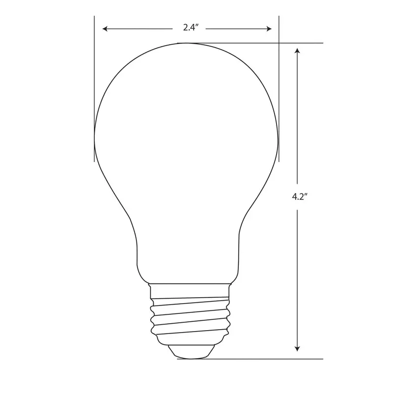 FEIT Electric A1940/927CA/FIL/4 Filament-Style Enhance LED Bulb