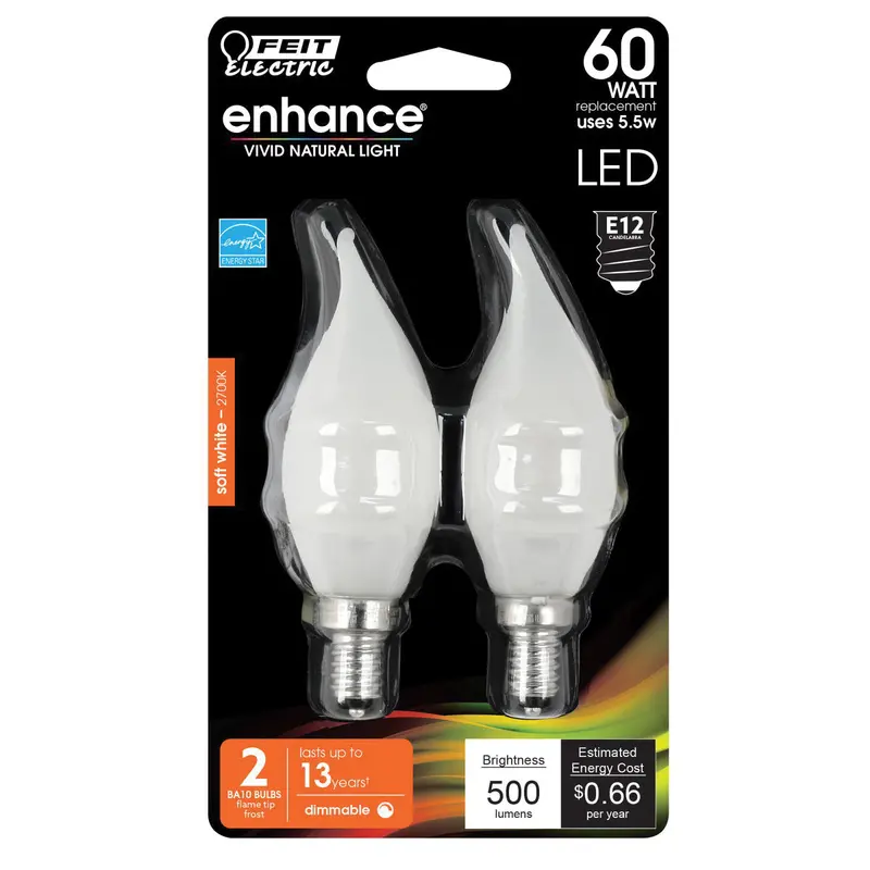FEIT Electric BPCFF609 LED Replacement Bulb – Enhanced Performance, BR30 Flood Shape, 60W Equivalent