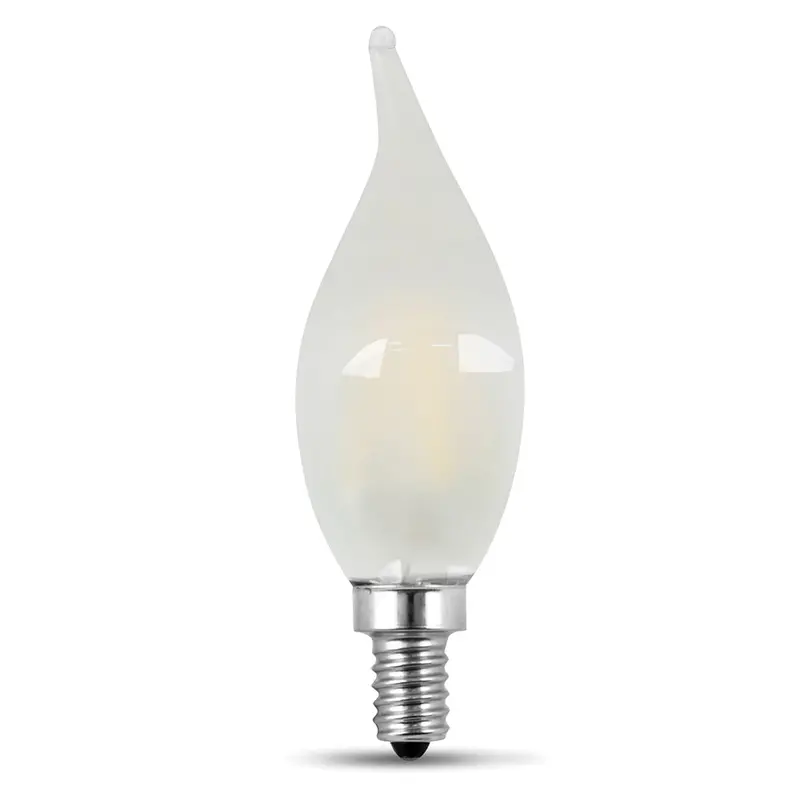 FEIT Electric Flame-Tip LED Replacement Bulb – BA10/E12 Base, 3.3W, 2700K Soft White