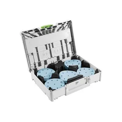 FESTOOL 578193 Granat Abrasive Systainer – 396×296 mm, Assorted Grits (P60–P220)