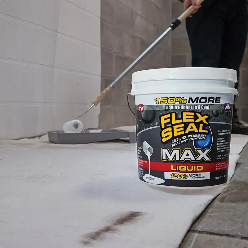 Flex Seal Clear Rubber Coating – 1 Gallon, Quick-Dry Formula