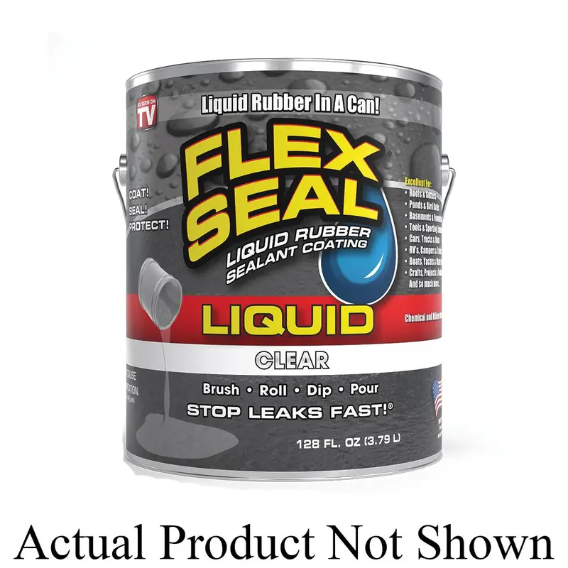 Flex Seal Liquid Rubber Coating in White – 1-Gallon Container, Quick-Dry Protective Sealant