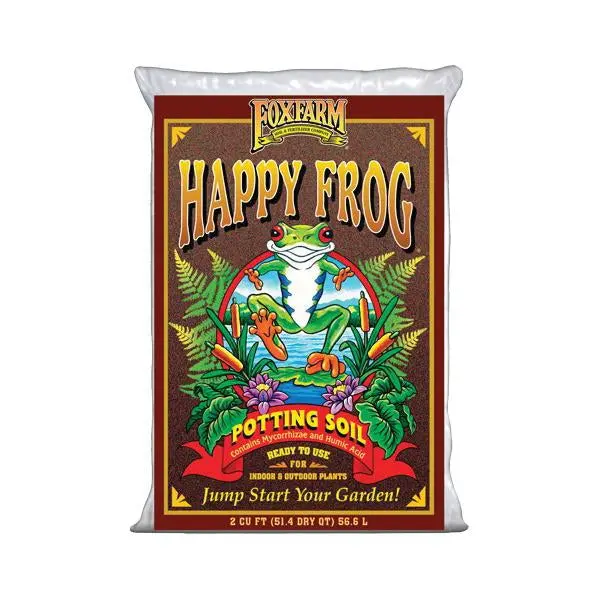 Fox Farm Happy Frog Potting Soil – Organic Mix, 2 Cubic Feet Bag
