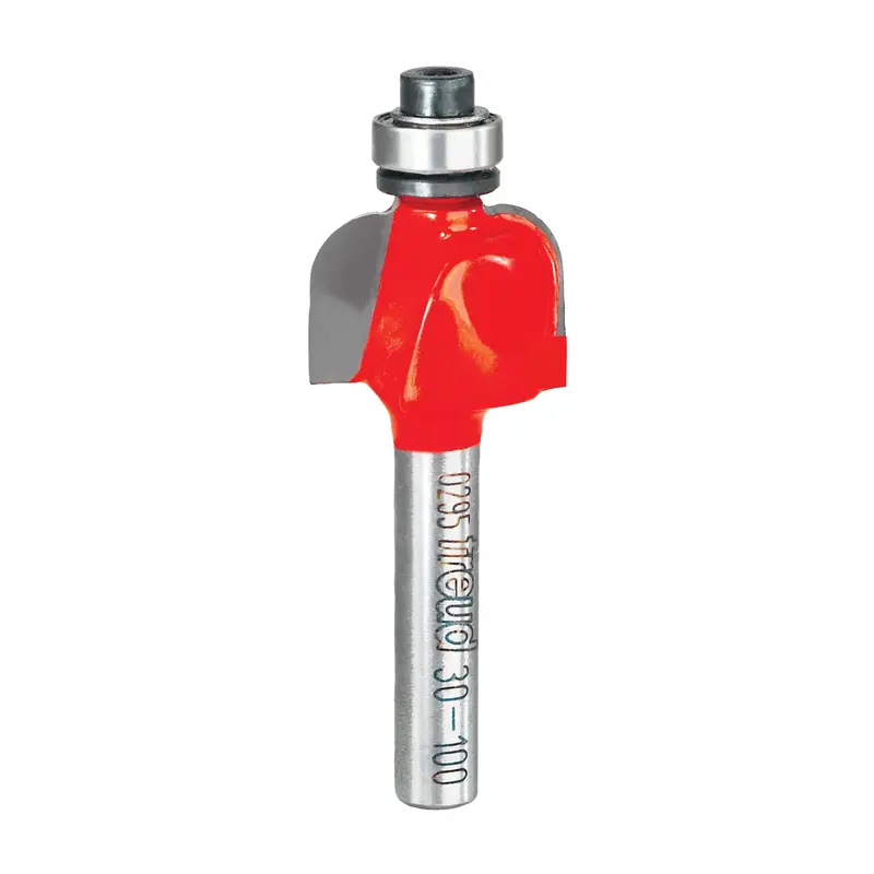 freud Radius Cove Router Bit – 3/4 in Cutting Diameter, 1/4 in Shank, 2-Flute Carbide