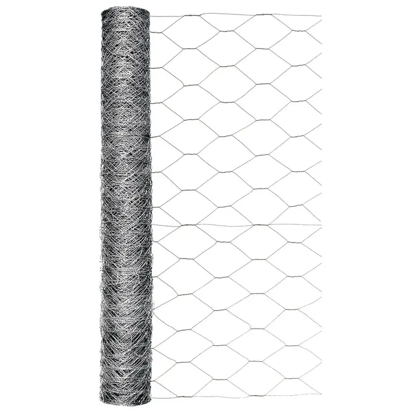 Garden Craft Galvanized Hex Netting – 50 ft Wide, Heavy-Duty Poultry or Garden Mesh