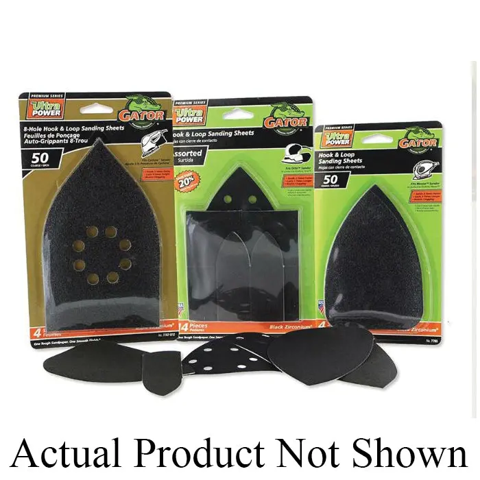 Gator Mouse Sander Abrasive Sheets – Compatible with Detail Sanders