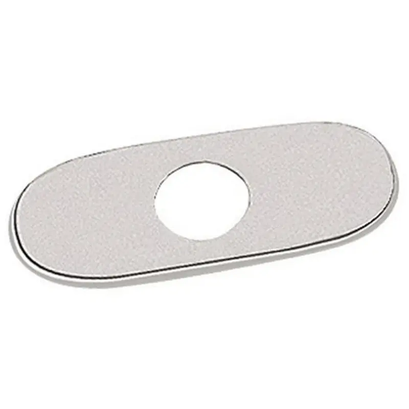 GROHE 07551000 Decorative Escutcheon Plate – Solid Metal Chrome Trim for Faucet Installations