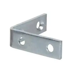 Hardware Essentials Corner Brace – 3.5″ x 3/4″ Zinc-Plated Steel L-Bracket for DIY Projects