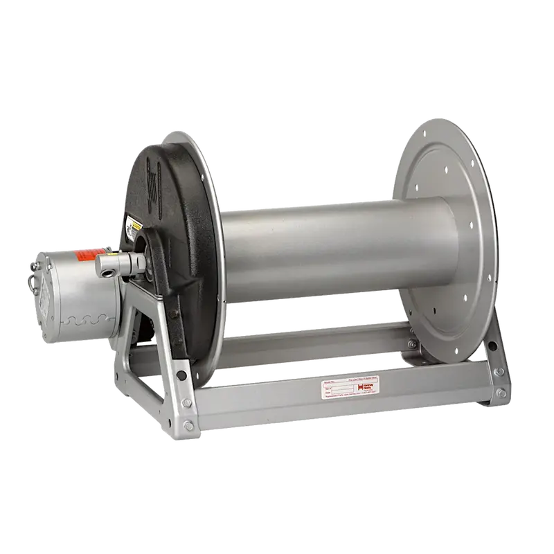 Heavy-Duty Mountable Hose Reel for Pressure Washing and Jetting