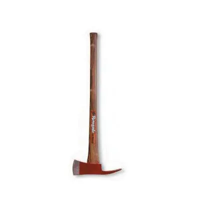 Hisco Firefighter’s Axe – Full-Polished Steel Head, 6″ Pick End, Fiberglass Handle, Class A Rated