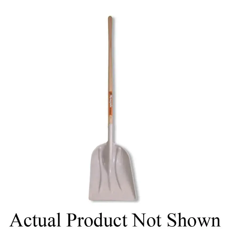 HISCO Non-Sparking Plastic Scoop with Fiberglass Handle – 14-1/2 in Blade Width