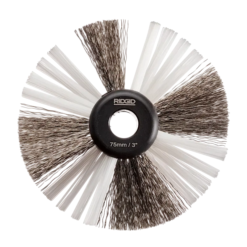 Hybrid Nylon-and-Steel Brush for K9-306