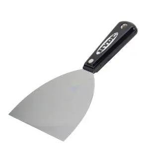 HYDE Black & Silver 3-Inch Joint Knife – Stiff Blade for Drywall Finishing