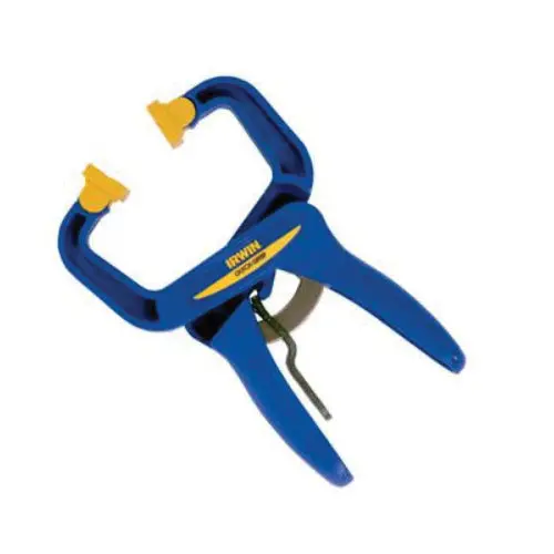IRWIN QUICK-GRIP Handi Clamp – 1-1/2 in Max Jaw Opening, 75 lb Clamping Force, Resin Construction