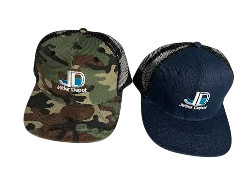 Jetter Depot Branded Work Hats for Drain Cleaning Professionals