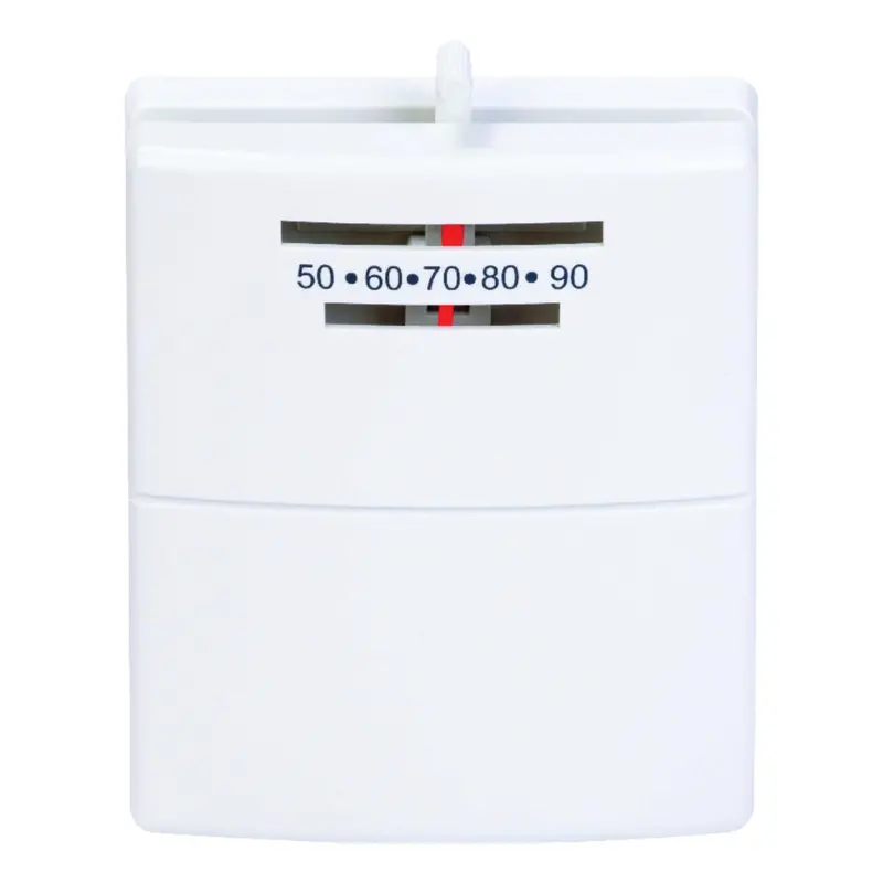 Johnson Controls AT101141SA-010 Mechanical Heating Thermostat – Lever-Actuated, Ambient Temperature Control