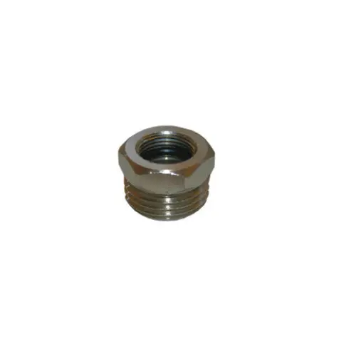 LASCO 10-0017 Chrome-Plated Reducing Supply Line Adapter – 1/2″ MIP to Female Compression