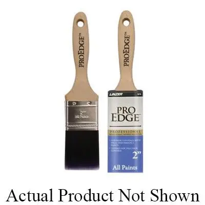 LINZER PRO EDGE 1870 PE-1-1/2 Contractor Brush – 1.5″ Polyester Bristle, Natural Wood Handle, Professional Grade