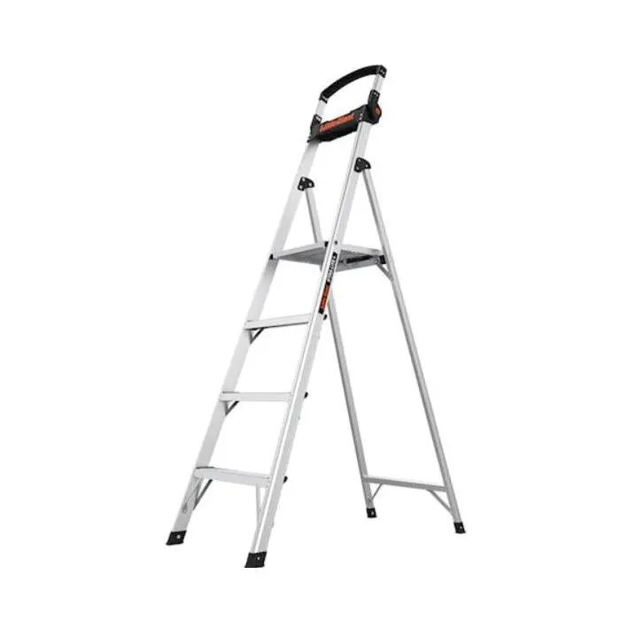 Little Giant Xtra-Lite Plus Aluminum Step Ladder – 6-Foot Height, 375-Pound Capacity with Flip-Up Handrail