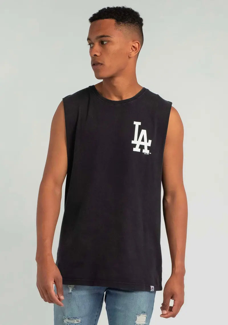Majestic Athletic LA Dodgers Grad Patterson Muscle Tank – Men’s