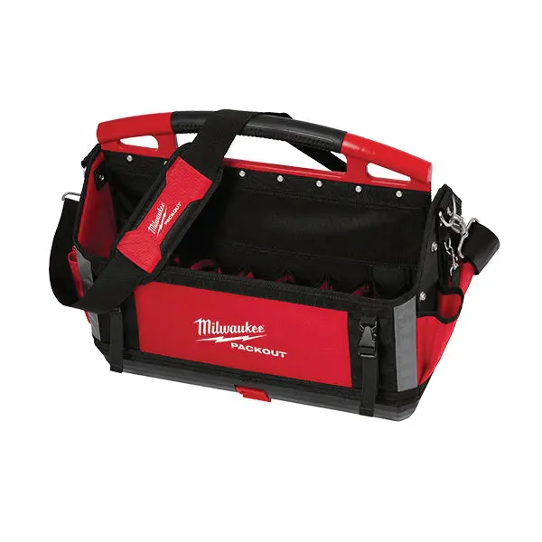Milwaukee PACKOUT 48-22-8320 Heavy-Duty Tote Bag – 32-Pocket Organization, Ballistic Nylon, Zippered Closure
