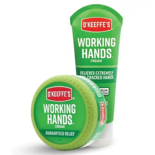 O’Keeffe’s Working Hands Hand Cream – 3 oz Tube, Intensive Repair Formula for Dry, Cracked Skin